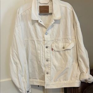 Levi's Classic White Denim Jacket